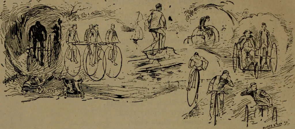 An illustration from The pleasures, objects, and advantages of cycling : with numerous illustrations, 1887, leaf 95