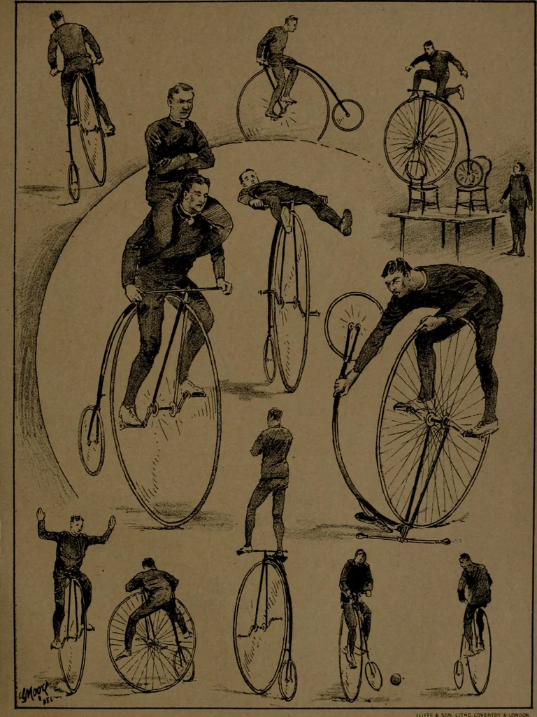 An illustration from The pleasures, objects, and advantages of cycling : with numerous illustrations, 1887, leaf 96