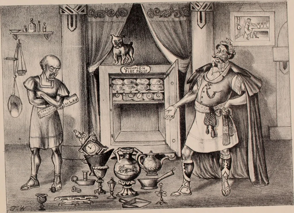 An illustration from Plutarch restored: an anachronatic metempsychosis., 1862, leaf 10