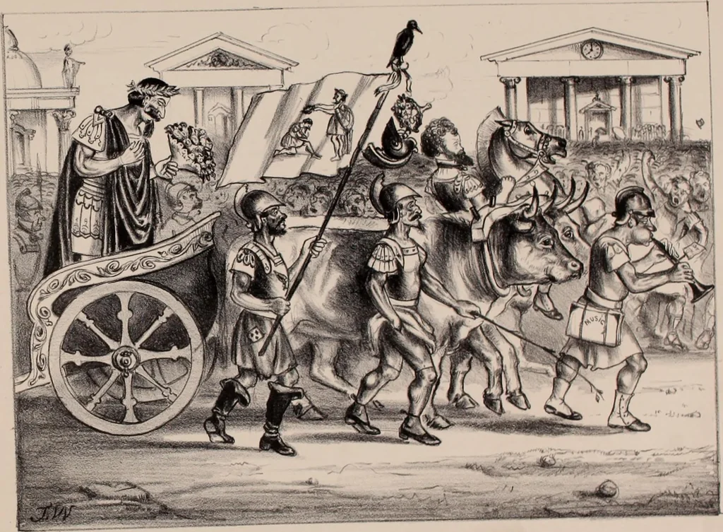 An illustration from Plutarch restored: an anachronatic metempsychosis., 1862, leaf 26
