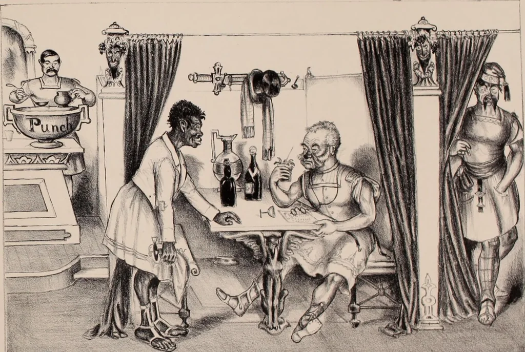 An illustration from Plutarch restored: an anachronatic metempsychosis., 1862, leaf 54