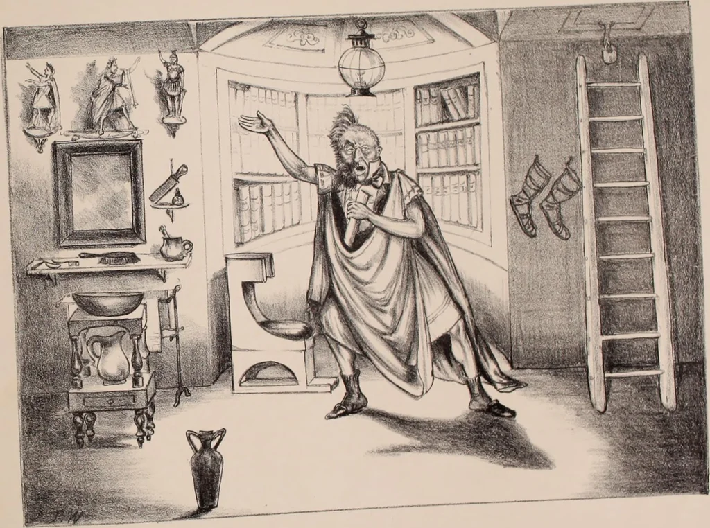An illustration from Plutarch restored: an anachronatic metempsychosis., 1862, leaf 66