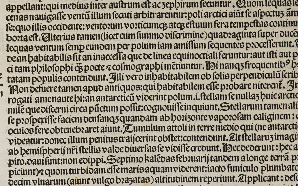 An illustration from P. Martyris Angli Mediolanensis Opera : Legatio Babylonica ; Occeani decas ; Poemata ; Epigrammata, 1511, leaf 86