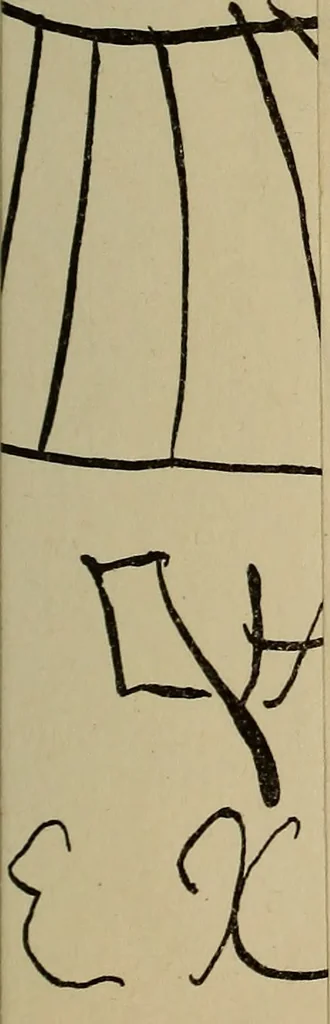 An illustration from Pneumatologie positive et expérimentale. La réalité des esprits et le phénomène merveilleux de leur écriture directe,, 1857, leaf 284