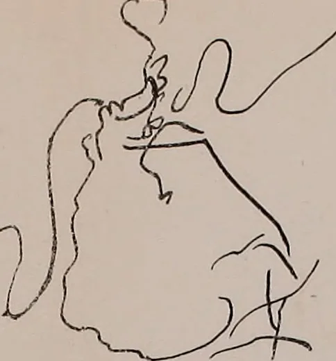 An illustration from Pneumatologie positive et expérimentale. La réalité des esprits et le phénomène merveilleux de leur écriture directe,, 1857, leaf 314