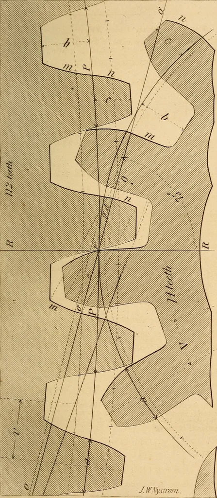 An illustration from Pocket-book of mechanics and engineering, 1864, leaf 196