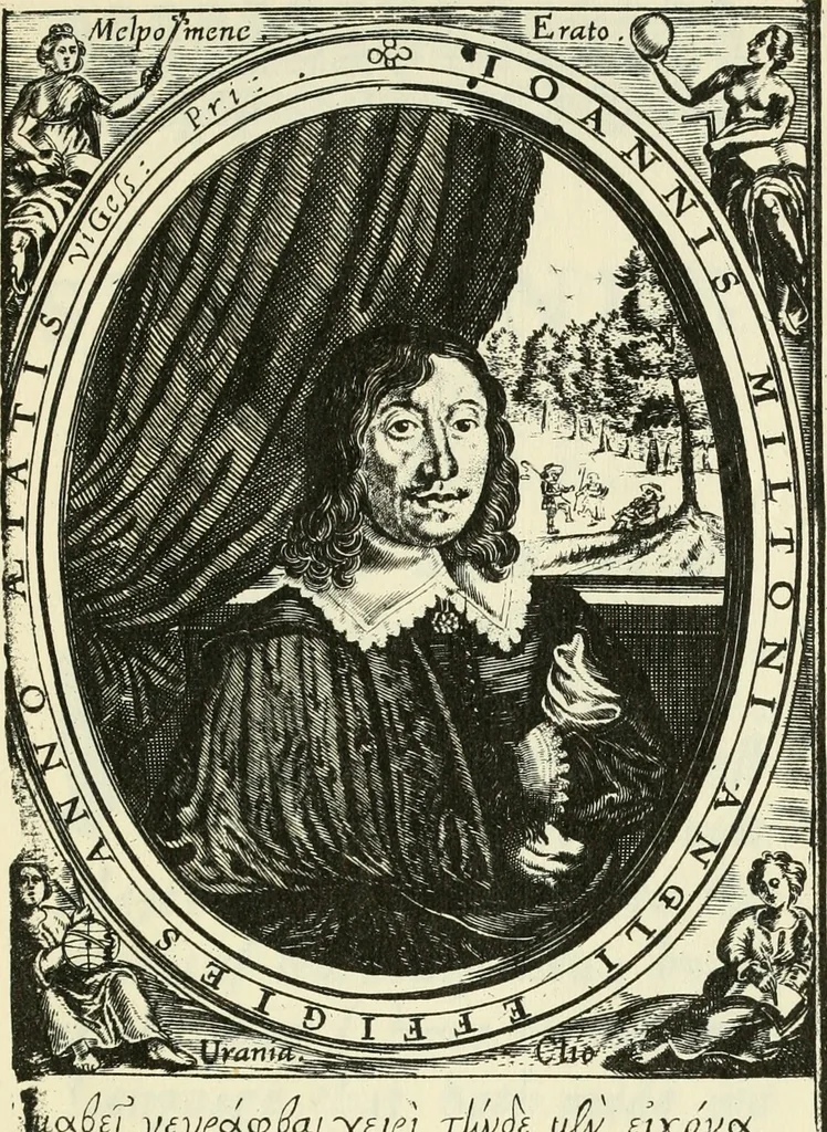 An illustration from Poems, both English and Latin. The songs were set in musick by Henry Lawes, 1645, leaf 10