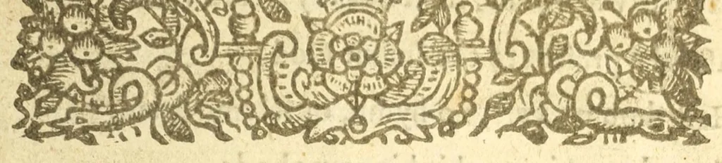 An illustration from Poems of Mr. John Milton : both English and Latin, compos'd at several times : printed by his true copies : the songs were set in musick by Mr. Henry Lawes, gentleman of the Kings Chappel, and one of His Maiesties private musick : printed and publish'd according to order, 1645, leaf 15