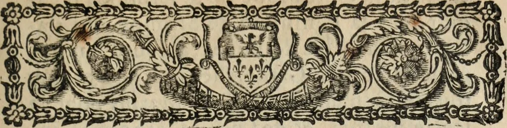 An illustration from Poesies, en Latin et en François, 1653, leaf 32