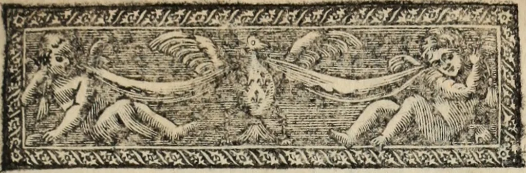 An illustration from Poesies, en Latin et en François, 1653, leaf 46