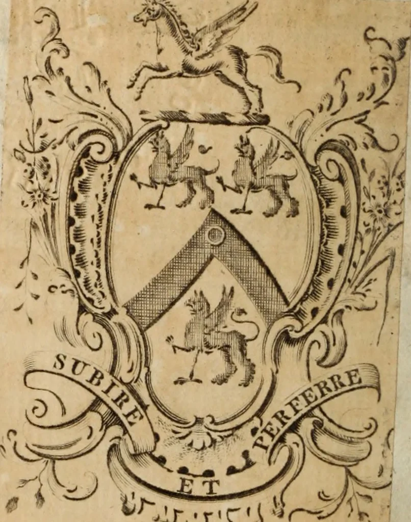 An illustration from Poesies, en Latin et en François, 1653, leaf 7