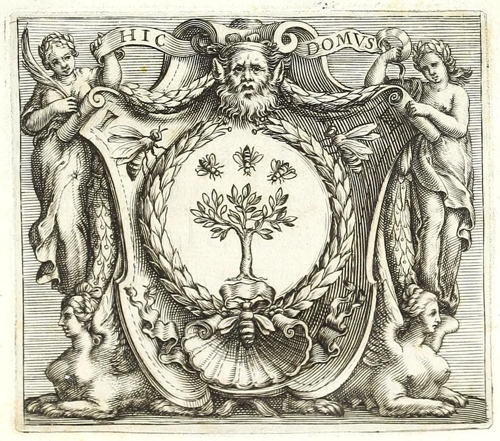 An illustration from Poesie toscane, 1638, leaf 3