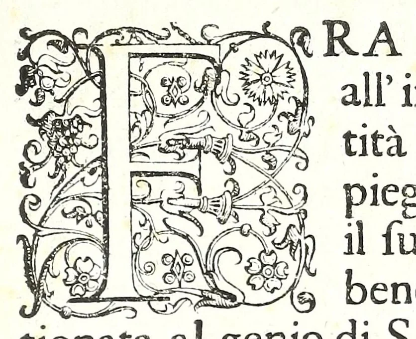 An illustration from Poesie toscane, 1638, leaf 5