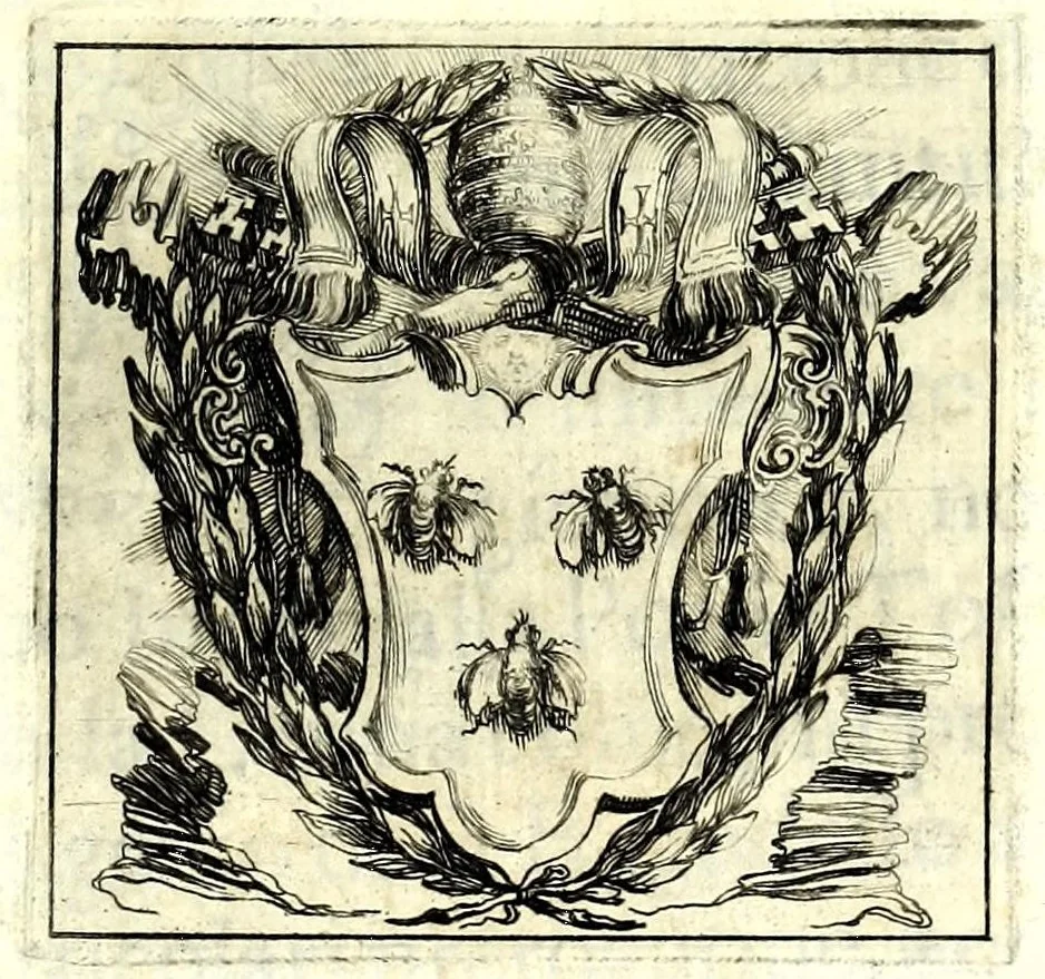 An illustration from Poesie toscane, 1637, leaf 7