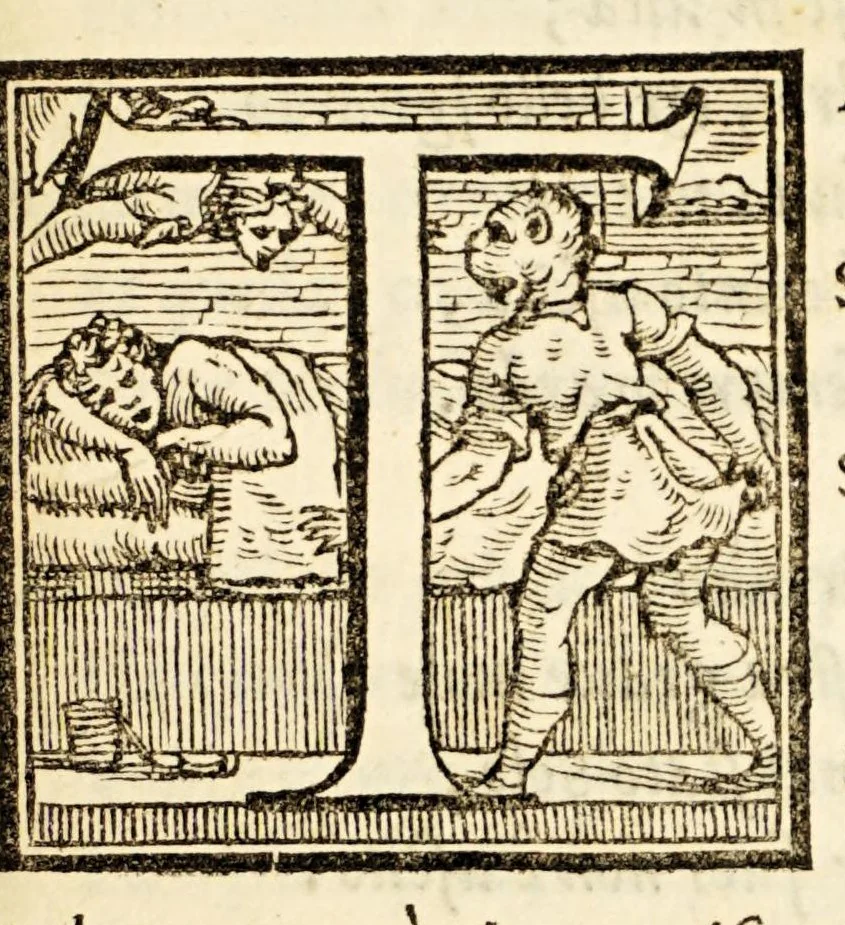 An illustration from Poesie volgari,, 1554, leaf 9