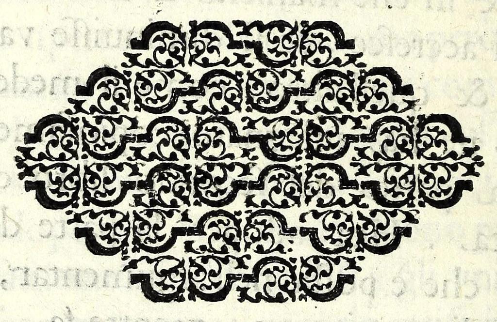 An illustration from Poetica di Iason Denores : nella qual per via di definitione & diuisione si tratta secondo l'opinion d'Artist[otle] della tragedia, del poema heroico, & della comedia, 1588, leaf 74