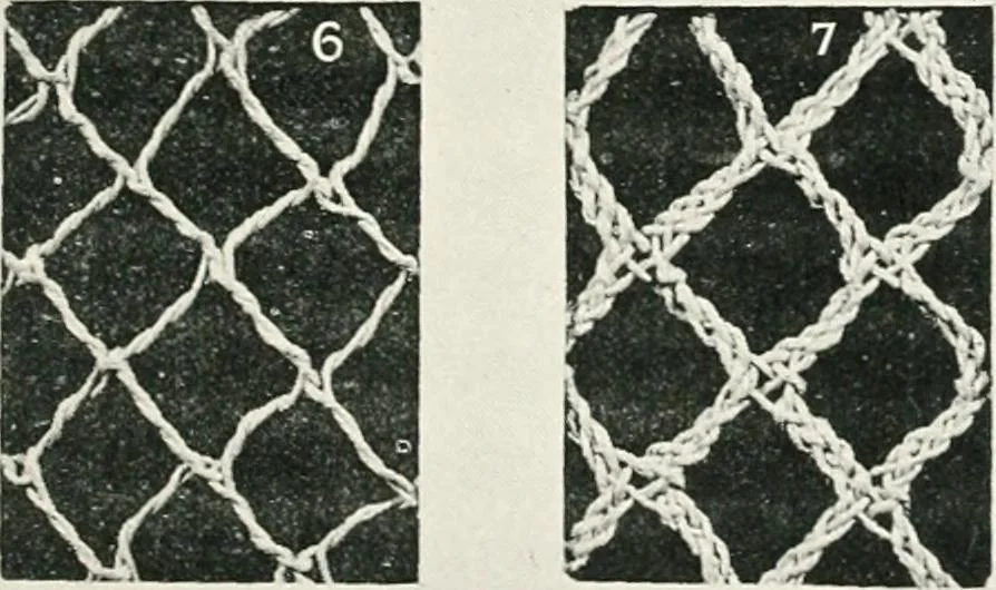An illustration from Point and pillow lace : a short account of various kinds ancient and modern, and how to recognize them, 1899, leaf 28