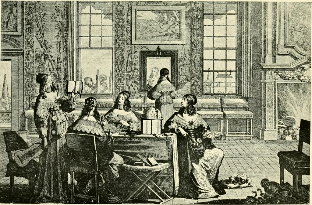 An illustration from Point and pillow lace; a short account of various kinds, ancient and modern, and how to recognise them, 1905, leaf 102