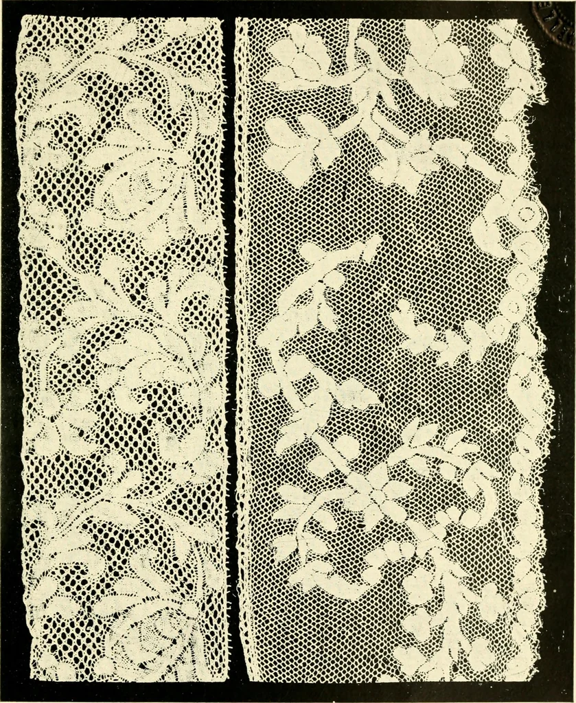 An illustration from Point and pillow lace; a short account of various kinds, ancient and modern, and how to recognise them, 1905, leaf 138