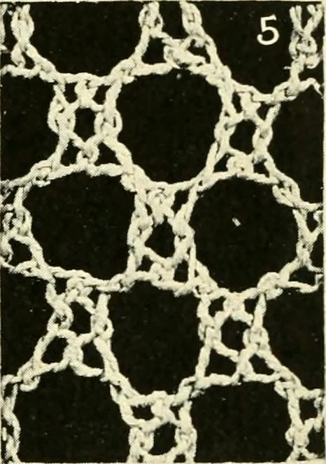 An illustration from Point and pillow lace; a short account of various kinds, ancient and modern, and how to recognise them, 1905, leaf 30