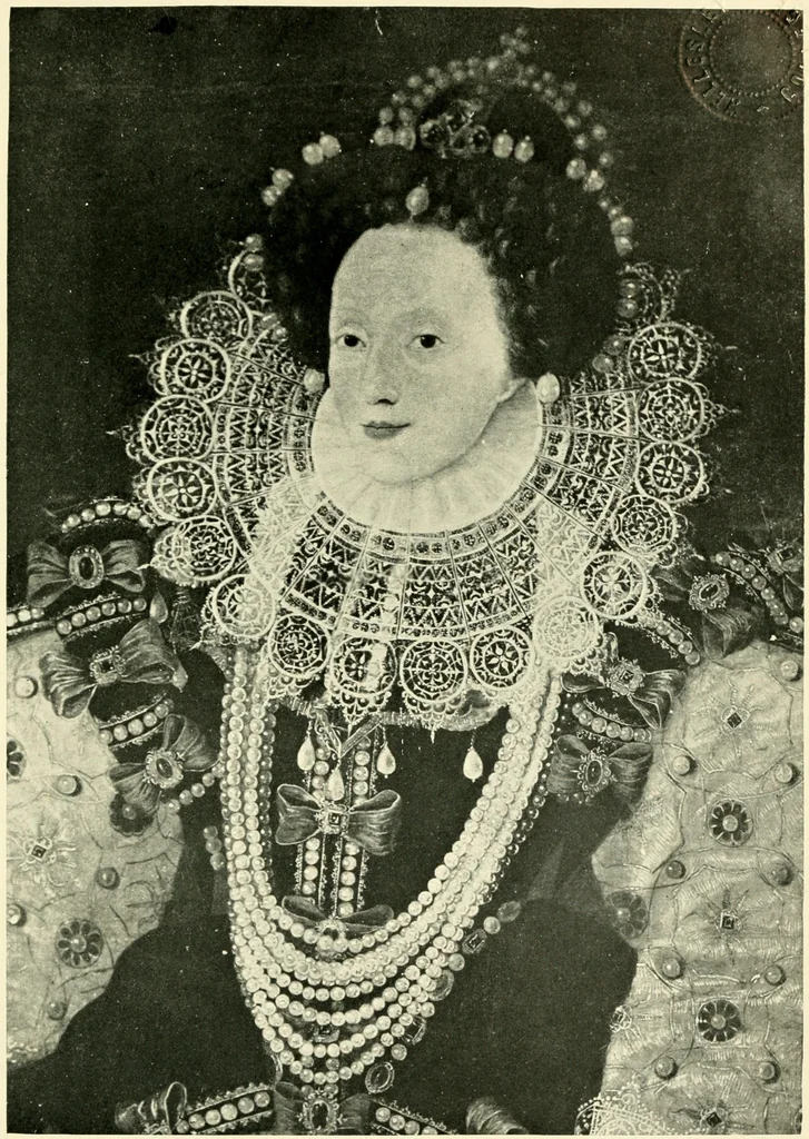 An illustration from Point and pillow lace; a short account of various kinds, ancient and modern, and how to recognise them, 1905, leaf 56