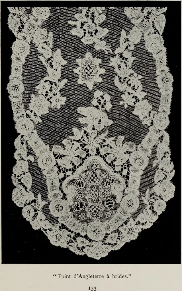 An illustration from Point and pillow lace; a short account of various kinds, ancient and modern, and how to recognise them, 1905, leaf 162