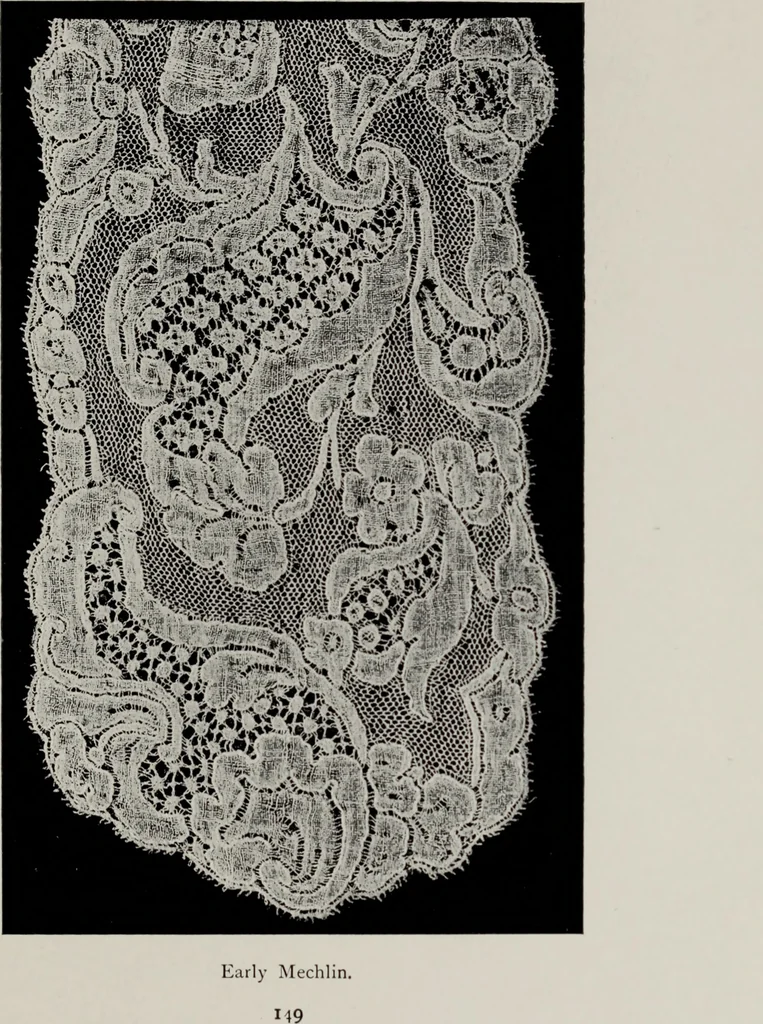 An illustration from Point and pillow lace; a short account of various kinds, ancient and modern, and how to recognise them, 1905, leaf 178