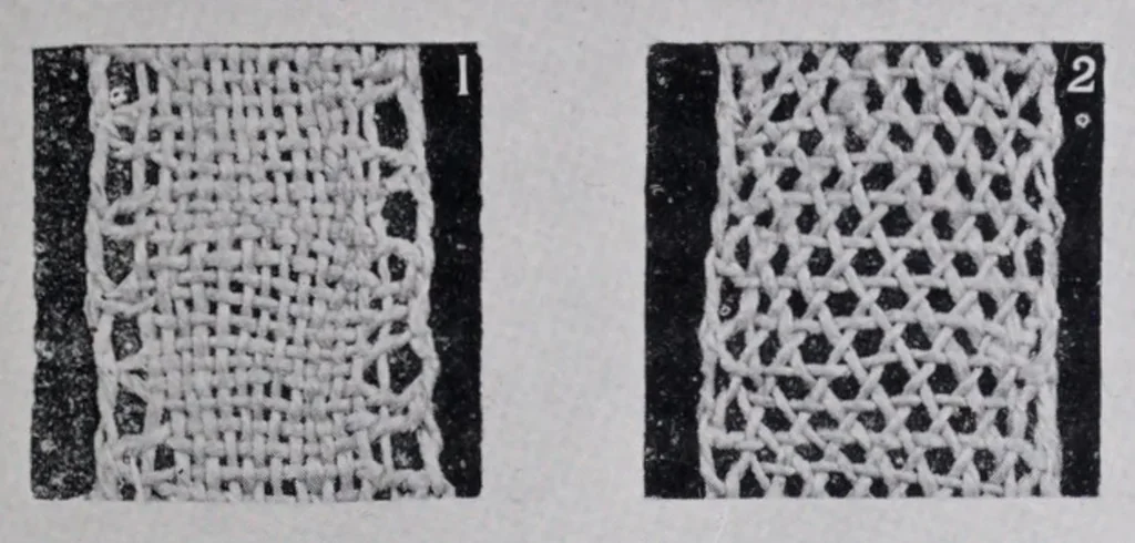 An illustration from Point and pillow lace : a short account of various kinds ancient and modern, and how to recognize them, 1899, leaf 31