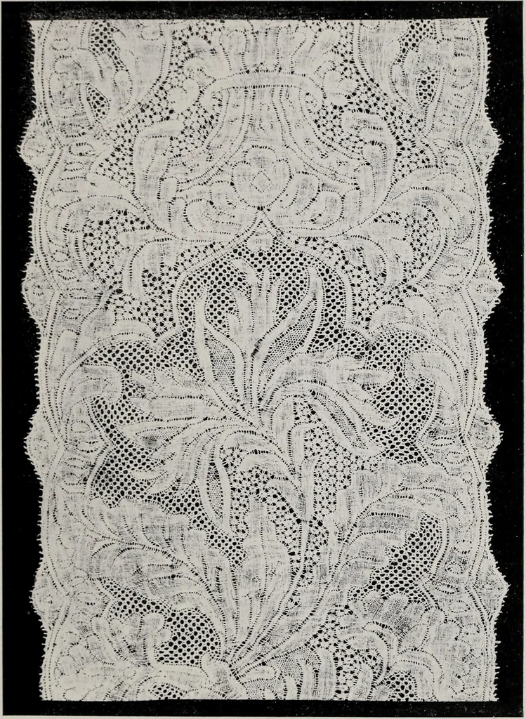 An illustration from Point and pillow lace : a short account of various kinds ancient and modern, and how to recognize them, 1899, leaf 130