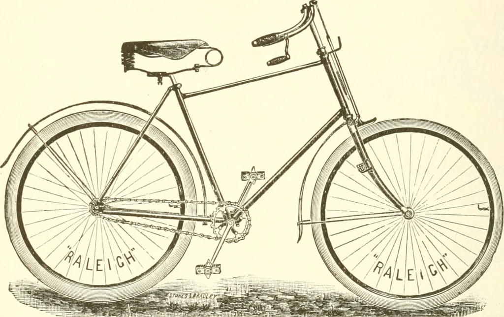 An illustration from Points for cyclists with training, 1894, leaf 103