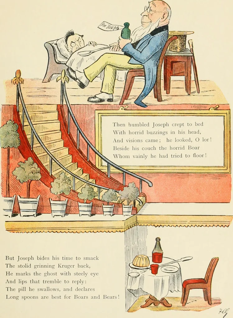 An illustration from The political Struwwelpeter, 1899, leaf 14