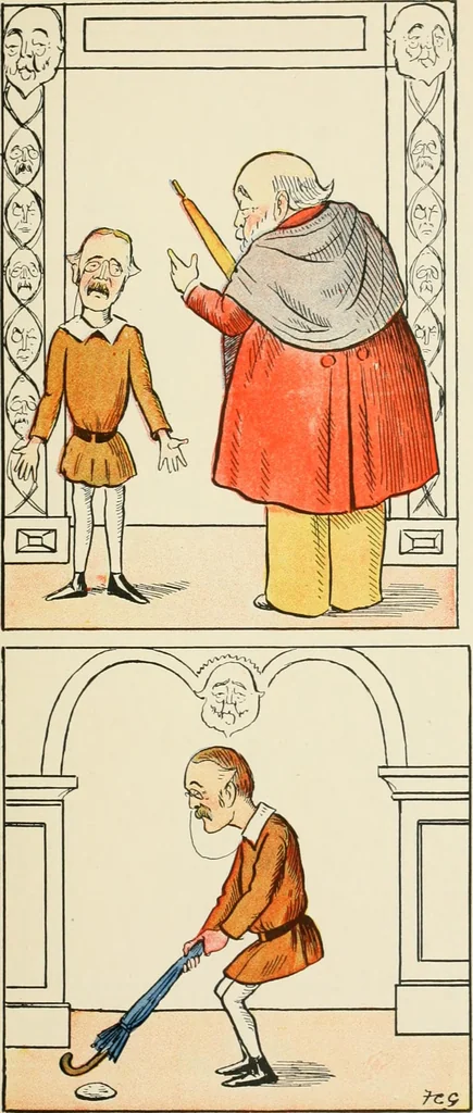 An illustration from The political Struwwelpeter, 1899, leaf 34