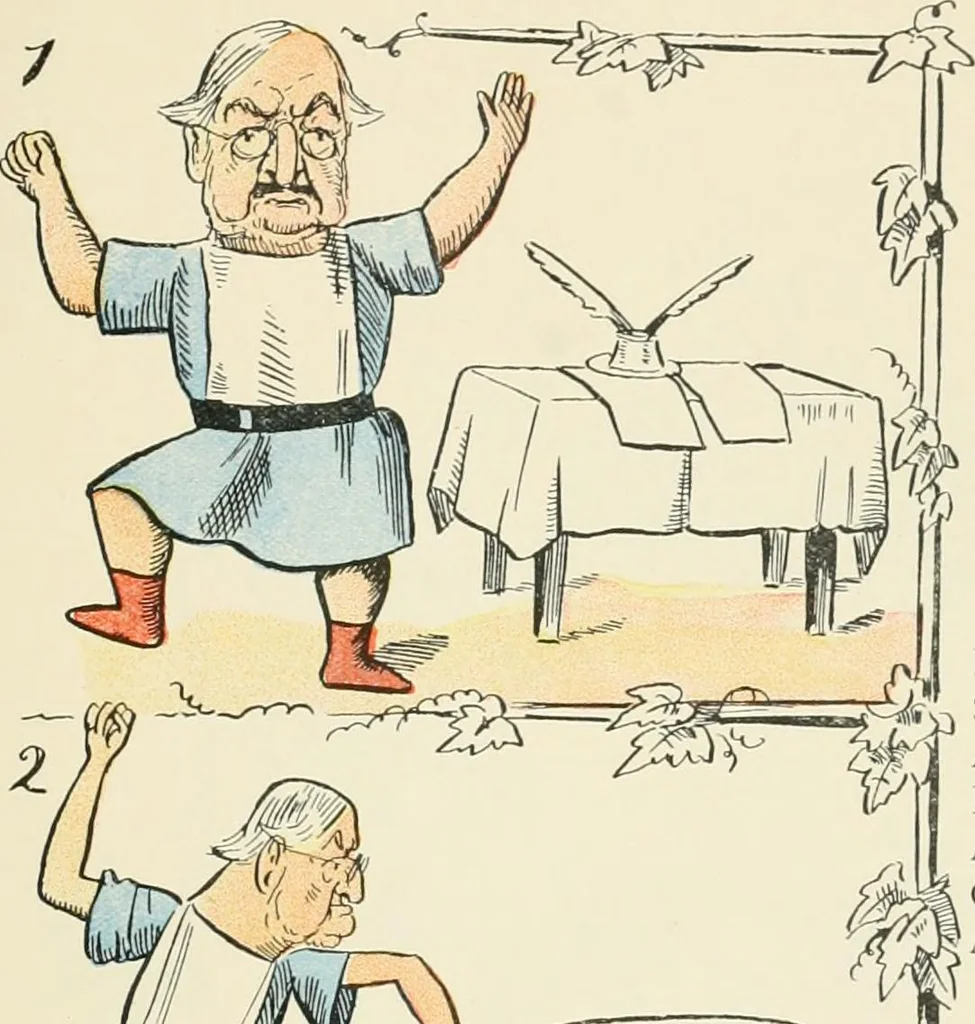 An illustration from The political Struwwelpeter, 1899, leaf 38