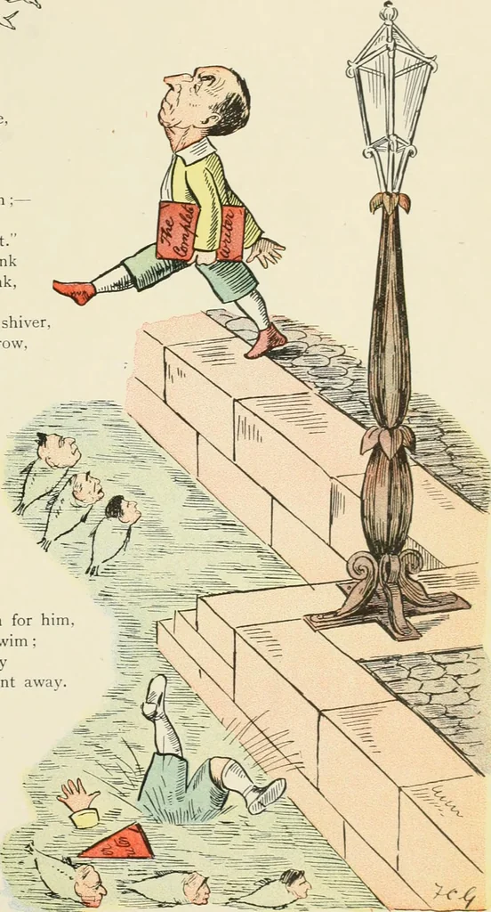 An illustration from The political Struwwelpeter, 1899, leaf 48