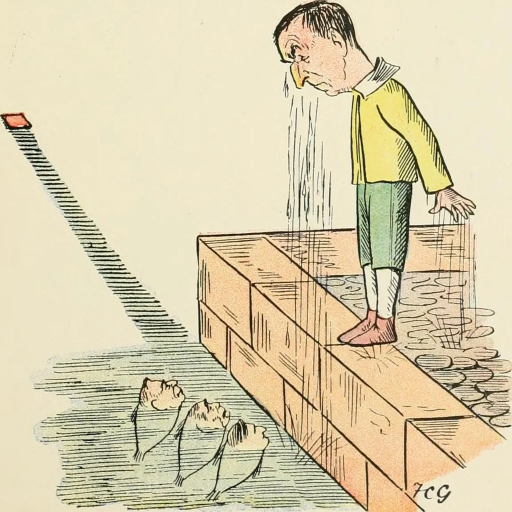 An illustration from The political Struwwelpeter, 1899, leaf 50