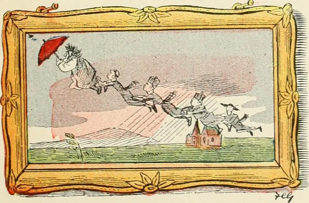 An illustration from The political Struwwelpeter, 1899, leaf 52