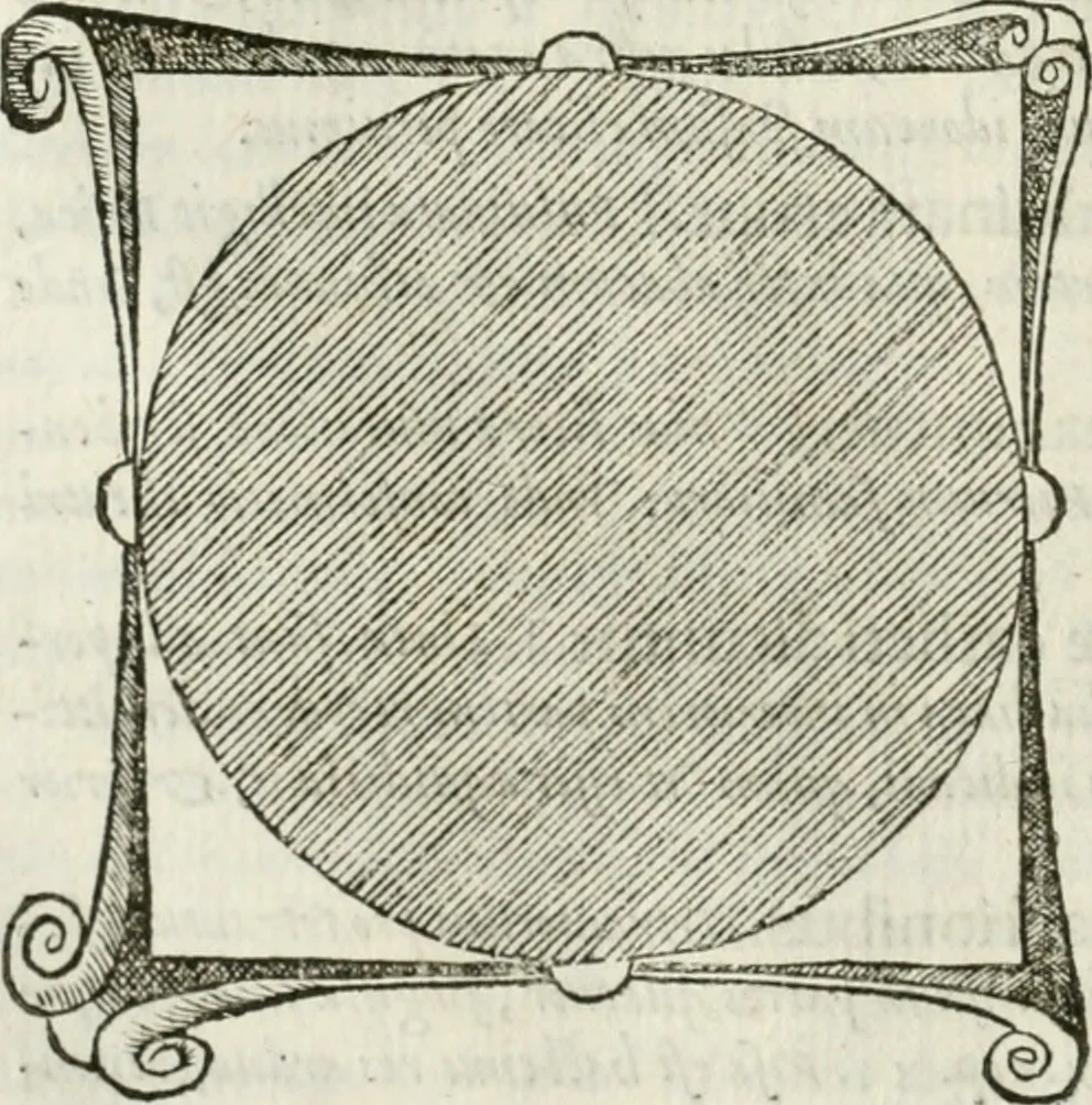 An illustration from M. Vitrvvii Pollionis De architectvra libri decem ad Caesarem Avgvstvm : omnibus omnium editionibus longè emendatiores, collatis veteribus exemplis : accesservnt Gulielmi Philandri Castilionii, ciuis Romani, annotationes castigatiores, & plus tertia parte locupletiores : adiecta est Epitome in omnes Georgij Agricolae De mensuris & ponderibus libros, eodem avtore : cum Graeco pariter & Latino indice locupletissimo, 1552, leaf 139