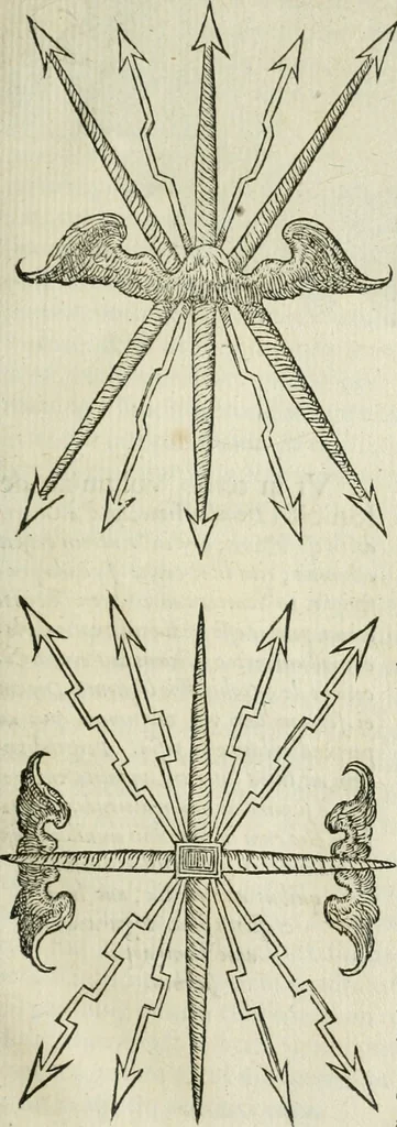 An illustration from M. Vitrvvii Pollionis De architectvra libri decem ad Caesarem Avgvstvm : omnibus omnium editionibus longè emendatiores, collatis veteribus exemplis : accesservnt Gulielmi Philandri Castilionii, ciuis Romani, annotationes castigatiores, & plus tertia parte locupletiores : adiecta est Epitome in omnes Georgij Agricolae De mensuris & ponderibus libros, eodem avtore : cum Graeco pariter & Latino indice locupletissimo, 1552, leaf 166