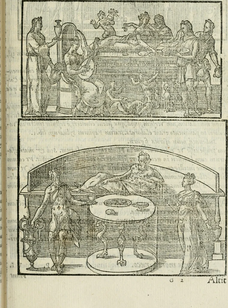An illustration from M. Vitrvvii Pollionis De architectvra libri decem ad Caesarem Avgvstvm : omnibus omnium editionibus longè emendatiores, collatis veteribus exemplis : accesservnt Gulielmi Philandri Castilionii, ciuis Romani, annotationes castigatiores, & plus tertia parte locupletiores : adiecta est Epitome in omnes Georgij Agricolae De mensuris & ponderibus libros, eodem avtore : cum Graeco pariter & Latino indice locupletissimo, 1552, leaf 256