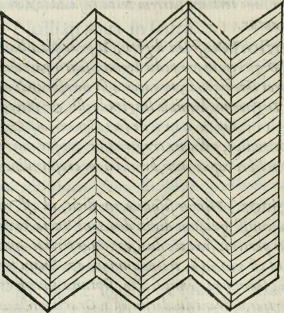 An illustration from M. Vitrvvii Pollionis De architectvra libri decem ad Caesarem Avgvstvm : omnibus omnium editionibus longè emendatiores, collatis veteribus exemplis : accesservnt Gulielmi Philandri Castilionii, ciuis Romani, annotationes castigatiores, & plus tertia parte locupletiores : adiecta est Epitome in omnes Georgij Agricolae De mensuris & ponderibus libros, eodem avtore : cum Graeco pariter & Latino indice locupletissimo, 1552, leaf 285