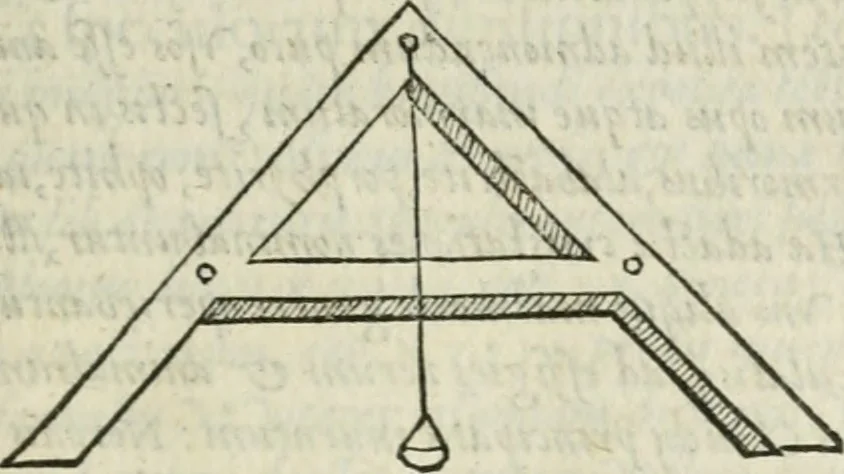 An illustration from M. Vitrvvii Pollionis De architectvra libri decem ad Caesarem Avgvstvm : omnibus omnium editionibus longè emendatiores, collatis veteribus exemplis : accesservnt Gulielmi Philandri Castilionii, ciuis Romani, annotationes castigatiores, & plus tertia parte locupletiores : adiecta est Epitome in omnes Georgij Agricolae De mensuris & ponderibus libros, eodem avtore : cum Graeco pariter & Latino indice locupletissimo, 1552, leaf 294