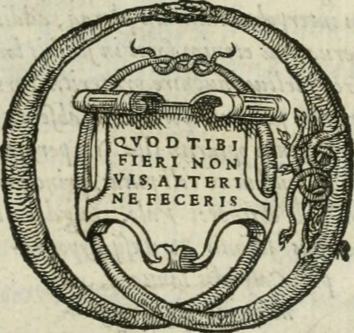 An illustration from M. Vitrvvii Pollionis De architectvra libri decem ad Caesarem Avgvstvm : omnibus omnium editionibus longè emendatiores, collatis veteribus exemplis : accesservnt Gulielmi Philandri Castilionii, ciuis Romani, annotationes castigatiores, & plus tertia parte locupletiores : adiecta est Epitome in omnes Georgij Agricolae De mensuris & ponderibus libros, eodem avtore : cum Graeco pariter & Latino indice locupletissimo, 1552, leaf 4