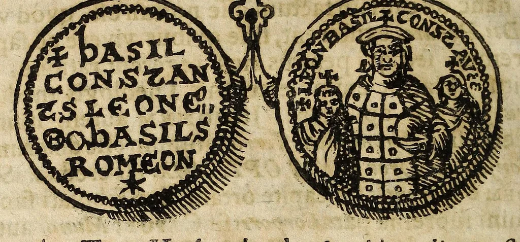 An illustration from Polycarpi TenzelI Selecta numismata aurea argentea et aerea maximi moduli, ex nummophylacio illustrissimi comitis AntonI Guntheri, S.R.I. quatuor-viri, comitis Schwarzburgi & Hohnsteinii, dynastae Arnstadii, Sondershusae, Leutenbergae, Lohrae, et Clettenbergae, &c, 1693, leaf 2