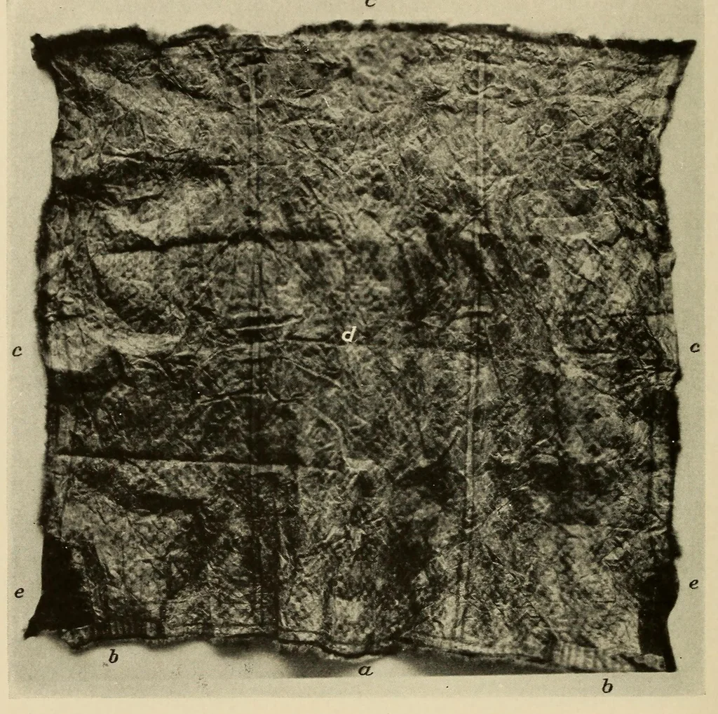 An illustration from Polychrome guanaco cloaks of Patagonia, 1929, leaf 18