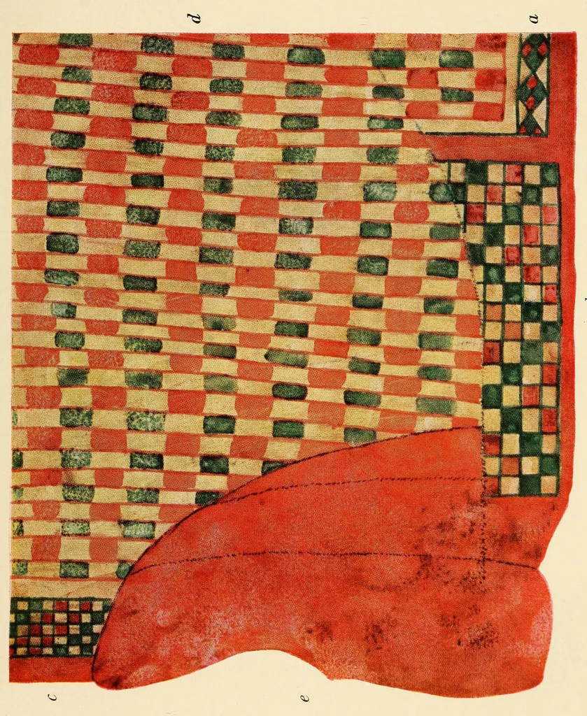 An illustration from Polychrome guanaco cloaks of Patagonia, 1929, leaf 33