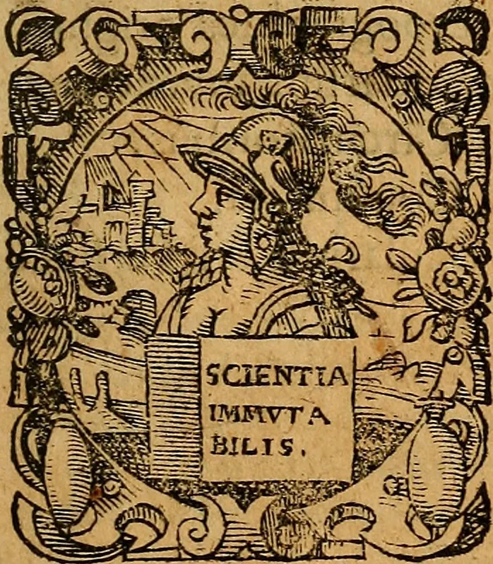 An illustration from Polydori Vergilii Urbinatis de rerum inventoribus, libri octo : ejusdem in orationem Dominicam commentariolum, 1606, leaf 628