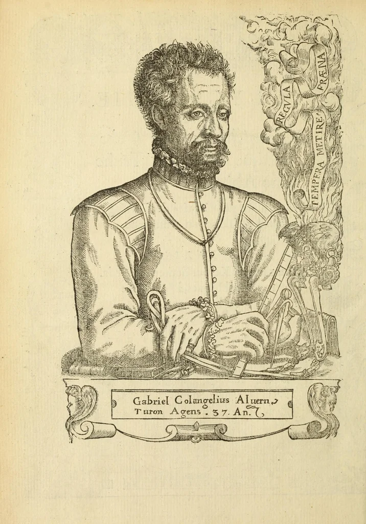 An illustration from Polygraphie et vniuerselle escriture cabalistique, 1561, leaf 10