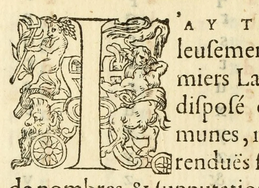 An illustration from Polygraphie et vniuerselle escriture cabalistique, 1561, leaf 390