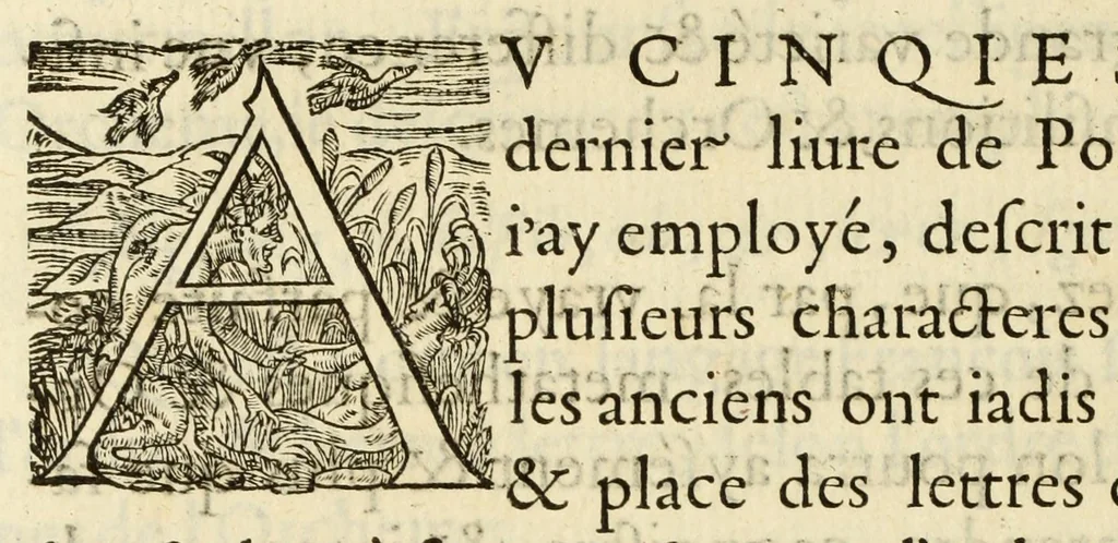 An illustration from Polygraphie et vniuerselle escriture cabalistique, 1561, leaf 486