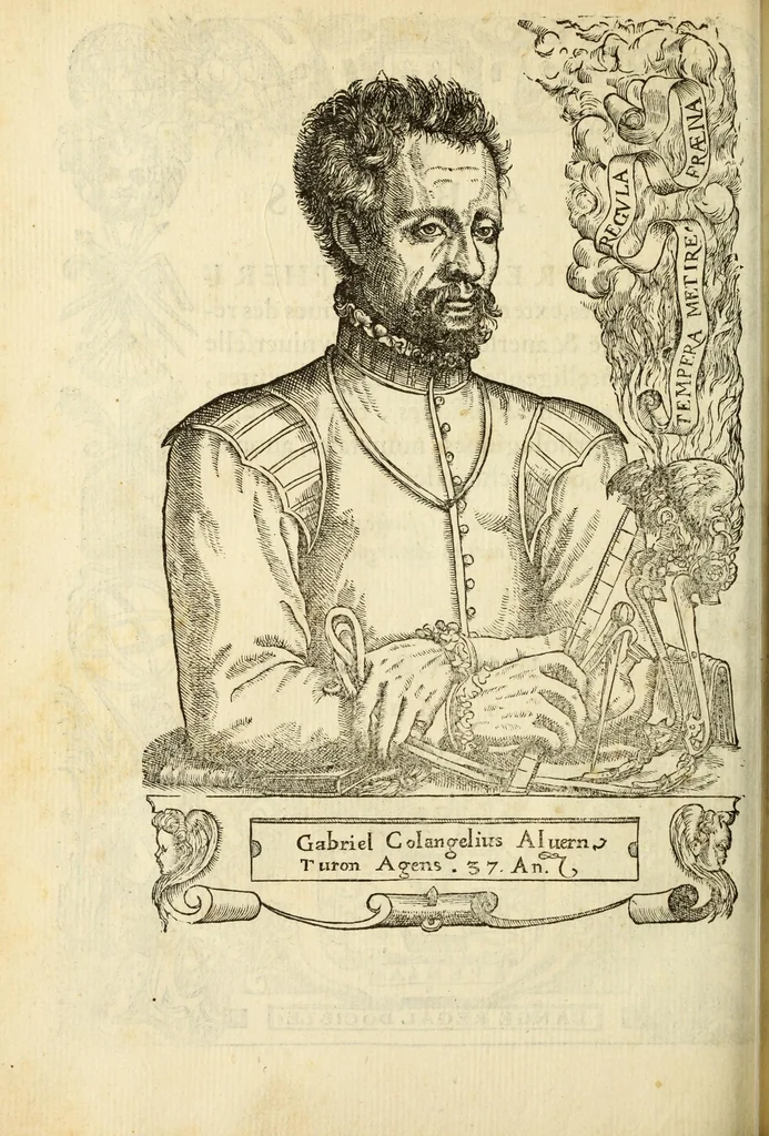 An illustration from Polygraphie et vniuerselle escriture cabalistique, 1561, leaf 534